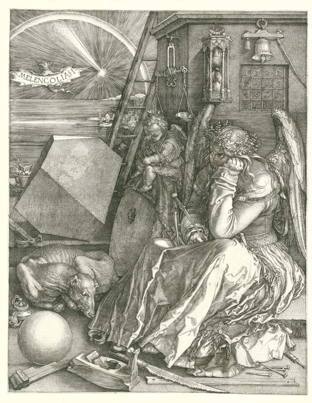 Melencolia I, gravure d'Albrecht Dürer