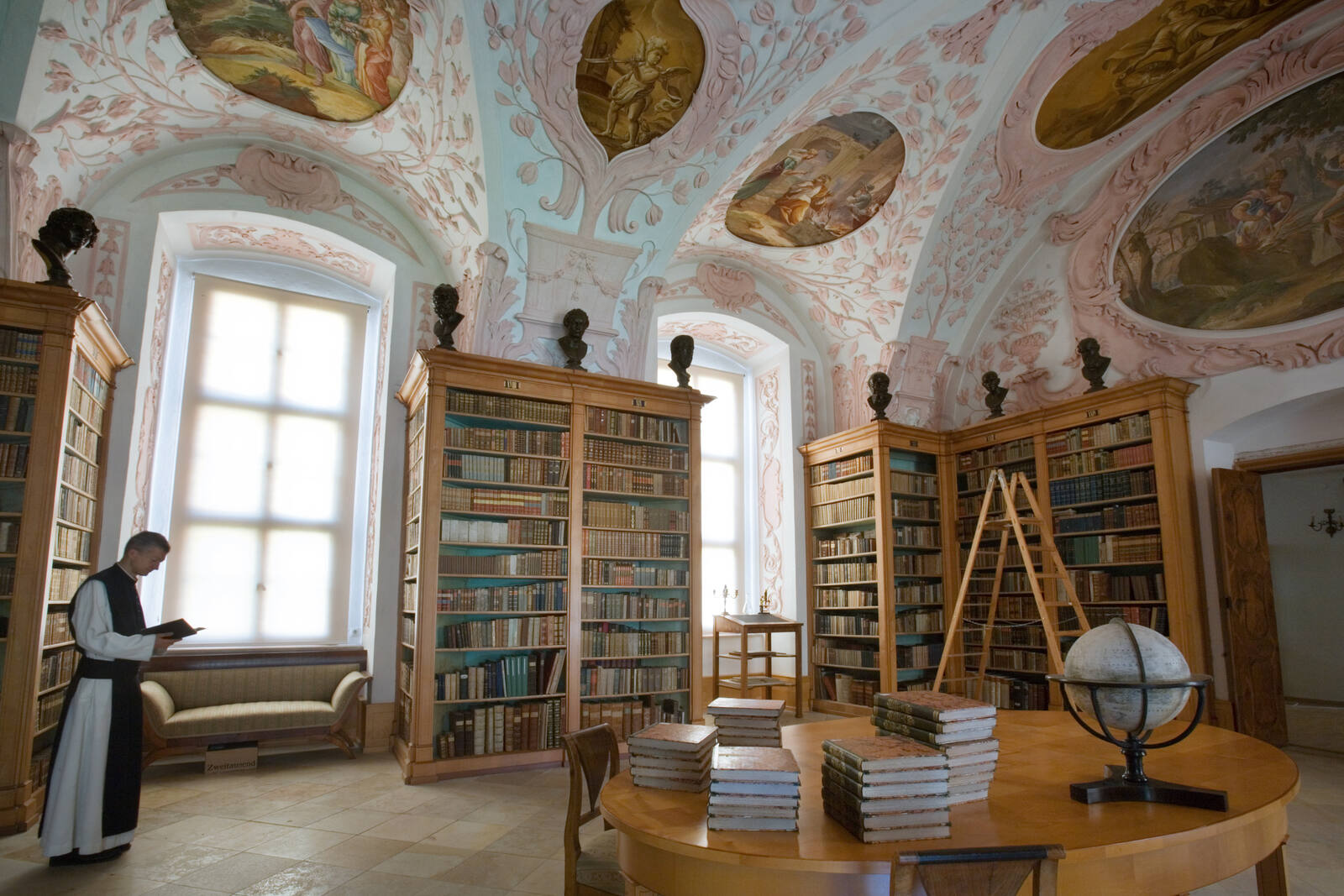 Bibliothèque ancienne, abbaye de Heiligenkreuz